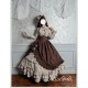 Alice Girl Duke of Victoria Corset Overskirt and Striped Skirt(1st Pre-Order/2 Colours/Full Payment Without Shipping)